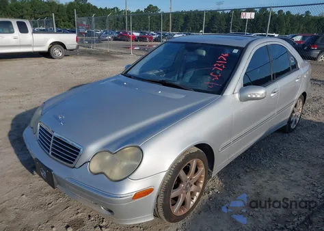 2003 Mercedes-Benz C 230 Kompressor Sport from USA, damaged, VIN WDBRF40J93A478498